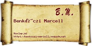 Benkóczi Marcell névjegykártya